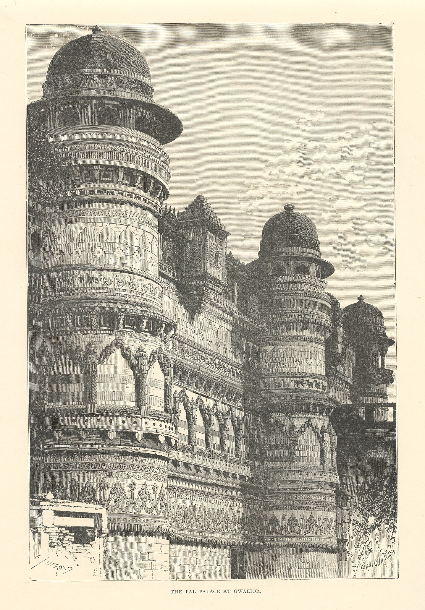 Gwalior palace Black and White Stock Photos & Images - Alamy